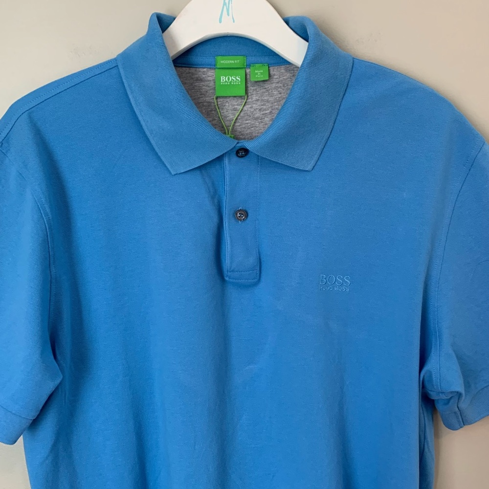 BOSS modern-fit polo shirt with logo embroidery - Picture 6 of 16